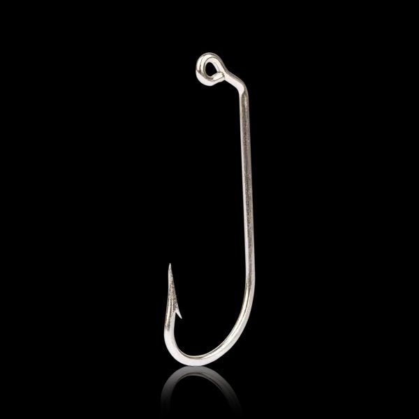 duratin fishing hooks O'Shaughnessy 3407-DT incredibly sleek new point shape with penetration resistance up to 50% lower than standard Classic Hook points! Mustad & Son Round Bent