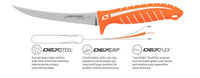 Dextreme 6" Flexible Fillet Knife w/ Sheath