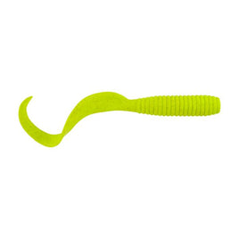 Gulp Grub 8", 3 per Pack - Chartreuse - 6 Pack Special