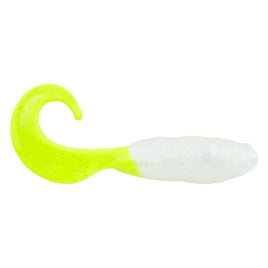 Gulp Swim Mullet 6", Amt 3 - Pearl White Chart - 6 Pack Special