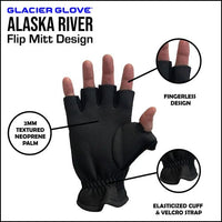 Glacier Gloves Alaska River Flip Mit- X-Large