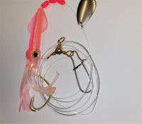 FLUKE RIG Big Pink Squid- 3 Per Pack #573P