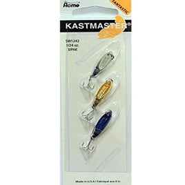 *Out of Stock* Acme Kastmaster 1/8 oz- Treble- 3 pack