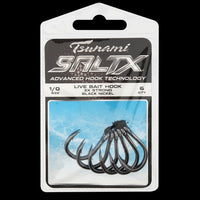 Tsunami SaltX 3X Live Bait Hooks - 2/0 - 7 Pack