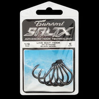Tsunami SaltX 3X Live Bait Hooks - 6/0 - 3 Pack