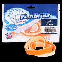 Fishbites- Flea- Orange/ Flesh - 1/2" x 12"- 2ct.