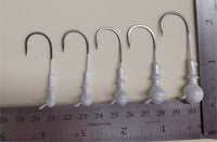 BWC Blue Water Candy Cross Eyed Ball Jig- Pearl White- 3/16 oz.