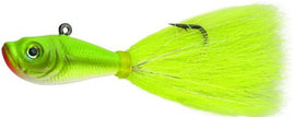 Spro Prime  Bucktail Jig, Color Crazy Chartreuse, Size 2 OZ - 5 Pack