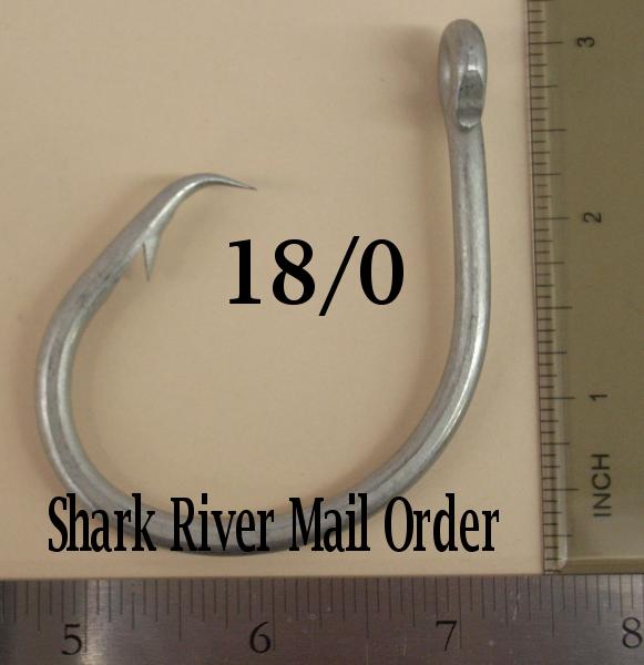 6 barbed fishing hooks with 18 leader VMC Tournament Circle Hook 6X