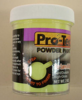 Protec Powder Paint 2 oz.  Glow Green Chartreuse