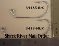 Mustad Jig Hook, Duratin finish, Size 8/0 Amount 100