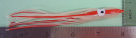 SQUID SKIRT 4 3/4" Glow with Red Stripe