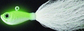 *Out Of Stock* Spro Prime  Bucktail Jig, Color Glow, Size 6 OZ - 5 Pack