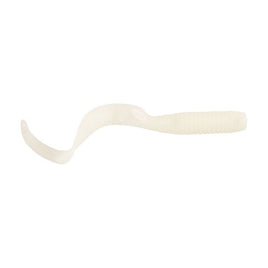 Gulp Grub 6", 4 per Pack - White Glow - 6 Packs