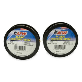 AFW MONEL TROLLING WIRE 40 lb  600' 2-Connected Spools