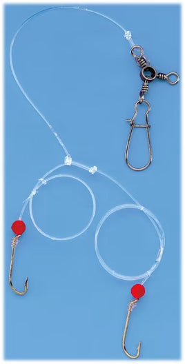 TWO HOOK PORGY RIG-Size 4-12 Per Pack-461-4