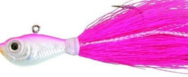 Spro Prime  Bucktail Jig, Color Pink, Size 3 OZ - 5 Pack