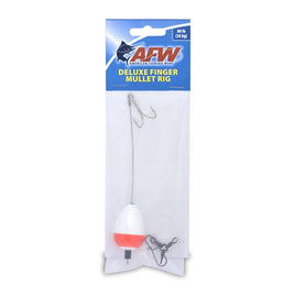 AFW Deluxe Finger Mullet Rig-RW-6 per pack