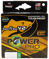 PowerPro Super 8 Slick V2 Braided Line - 80 lb. - Aqua Green- 300 Yds.