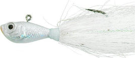 Spro Prime  Bucktail Jig, Color White, Size 1 1/2 oz - 5 Pack