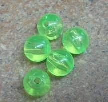 BEADS CHARTREUSE  AMT 100  Sz. 6MM