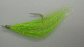 Bucktail Teaser - Chartreuse - 4/0 - Amt 3