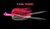 Tsunami Glass Minnow with Skirt - 3/8 oz. - Pink/White