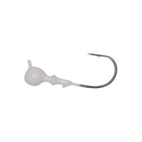 BWC Blue Water Candy Cross Eyed Ball Jig- Pearl White- 3/8 oz.