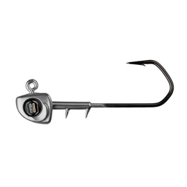 Game On WideEye Jig Head- Silver - 1 1/2 oz.- 8/0 Hook- 2 pack