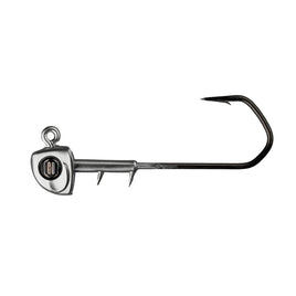 Game On WideEye Jig Head- Silver - 1/2 oz.- 8/0 Hook- 2 pack