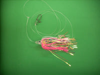 Tsunami Hi-Lo Holo-Teaser Rigs - Pink/White- 3 Pack