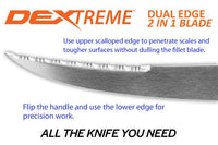 Dextreme 8" Flexible Fillet Knife w/ Sheath