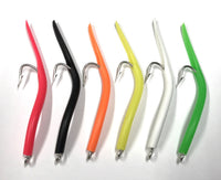 Run Off Tubed Replacement hooks- 4/0- Green- 4 pack