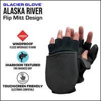 Glacier Gloves Alaska River Flip Mit- Small