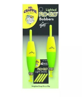 Mr. Crappie Lighted Flo-Glow Bobbers