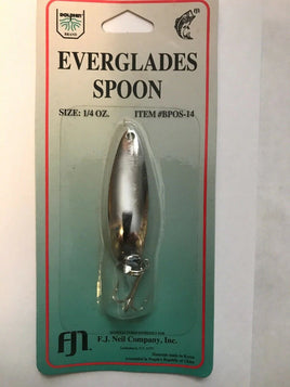 Everglades Spoons with treble hook- 3/4 oz.