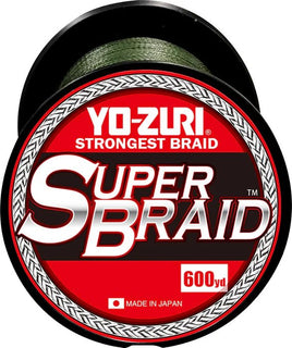 Yo-zuri SuperBraid- Dark Green- 65 lb. 600 yard