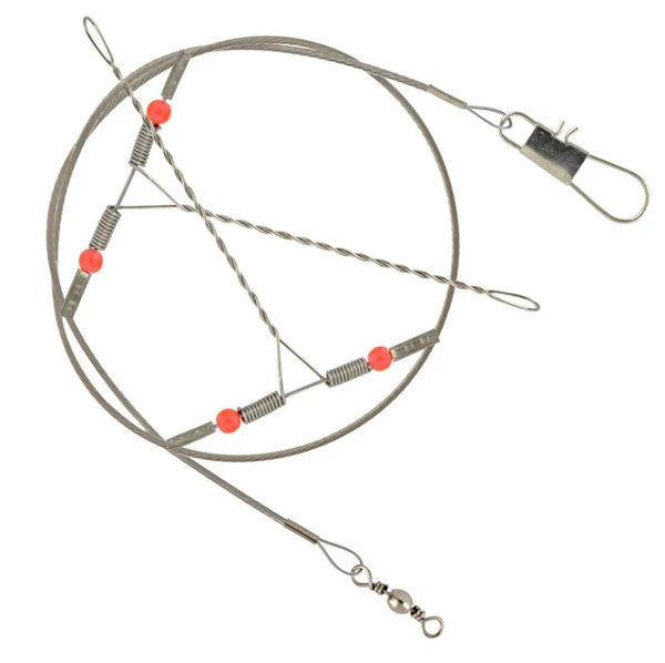 Twisted Loop Rig Top and Bottom Metal Rig-Twisted Arm Double Drop Rig- 12 Pack| Shark ...