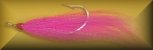 Bucktail Teaser with Closed Eye Hook - Pink - 6/0 - Amt 3