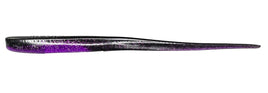 Game On DuraTech Soft Plastic Fishing Bait- 10 inch- Black/Purple