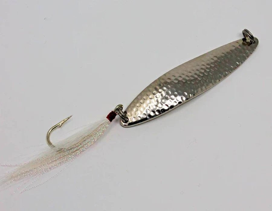 Run Off Lures - Solid Brass Spoons- Chrome- 5 oz.- 6.5 inch| Shark ...