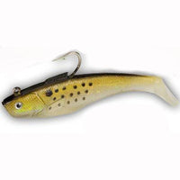 Tsunami Swim Shad 4" - Amt 6 - Golden Bunker with Spots