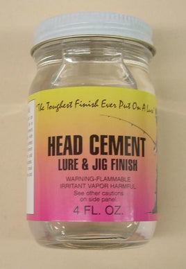 JIG AND FLY HEAD CEMENT - 4 oz.