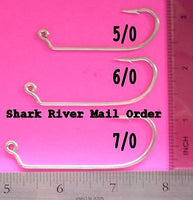 Eagle Claw 413 O'Shaughnessy Jig Hooks-Sz7/0  Amt 100