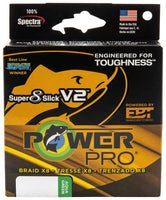 PowerPro Super 8 Slick V2 Braided Line - 40 lb. - Aqua Green- 150 Yds.