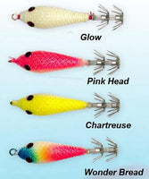 Tsunami Squid Jig Sibiki Rig- Wonder Bread - TSQS4-WB