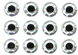 3-D STICK ON EYES 1/8" AMT 40 SILVER